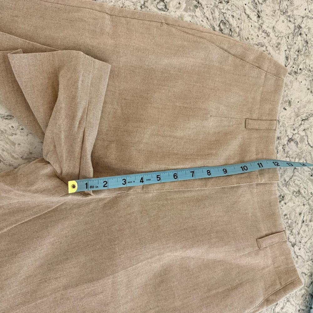 Y2K Vintage Liz Claiborne Lizsport Linen Blend Shorts Womens 8 NWT Tailored 28W - Picture 9 of 14